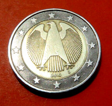 Belle Pièce  de 2 EURO 2010  D   ALLEMAND "  Pièce Fauté  "