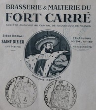 Traite facture 1951 Brasserie