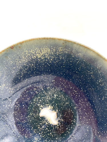 Coupe émaillée signée