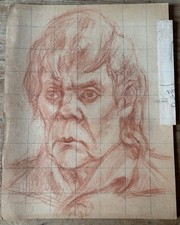 Dessin Ancien Sanguine Étude