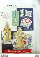 Publicite Cosmetique Rigaud Jean-Marie Farina 1953