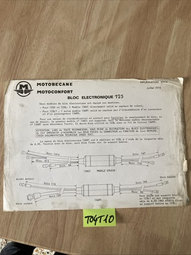 Note technique 1972 - technique,