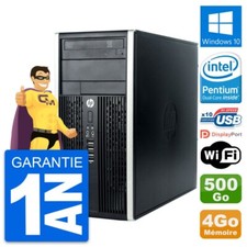 PC Tour HP Compaq Pro 6300 CMT Intel G630 RAM 4Go Disque 500Go Windows 10 Wifi