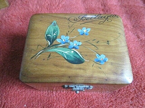 Boite bois buis souvenir - bois,