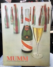 CARTON CHAMPAGNE G.H MUMM & CO CORDON ROUGE BRUT REIMS CARDBOARD CHAMPAGNE