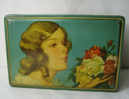 Ancienne boîte métal - boîte, en