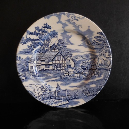 Assiette faïence fait - , main