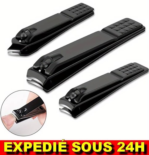 Coupe ongles noir acier - noir,
