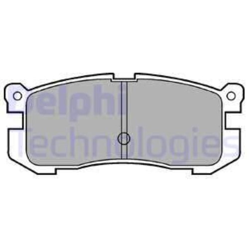 Delphi plaquettes frein - de,