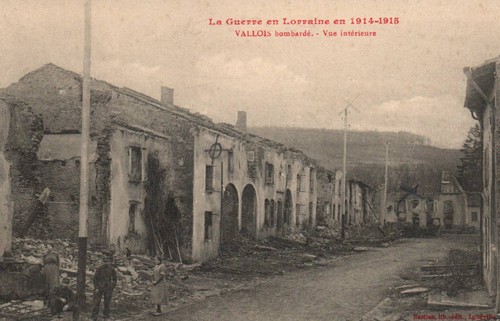 Cpa vallois bombardé m - cpa,