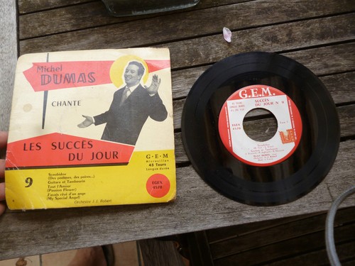 Ancien disque 45tours - ancien, michel
