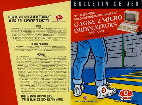 Chaland quick bulletin jeu - chaland,