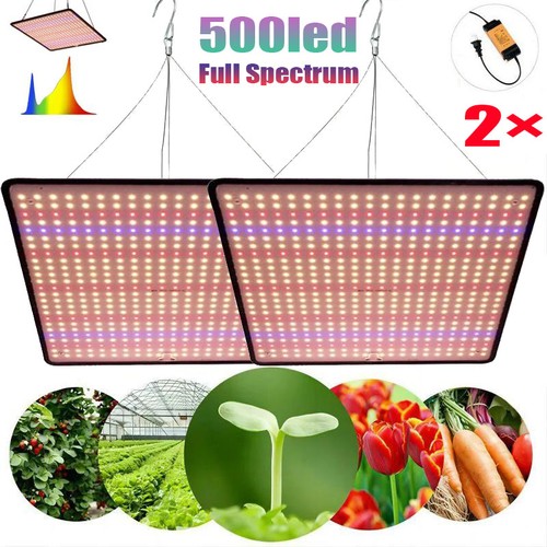 Led grow light 1200w full - 2×led,