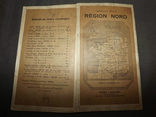 Carte region nord france - nord,