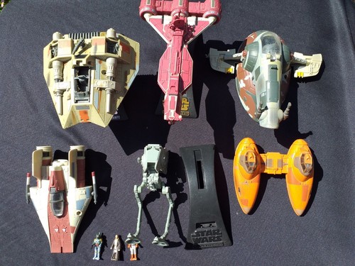 Lot star wars action fleet - star,