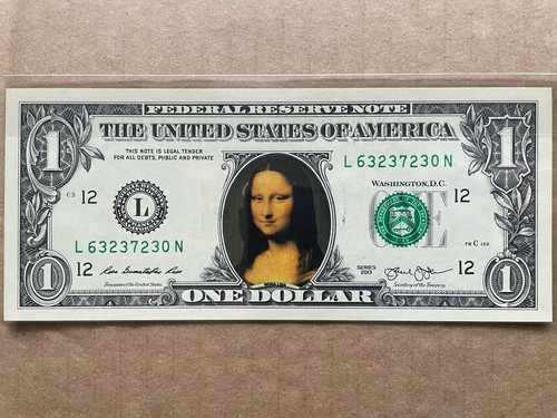 Billet dollar authentique - billet, 1
