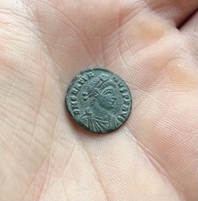 Gratien, Follis / nummus Ae3, SECVRITAS REIPVBLICAE, atelier Rome, RIC#24c.