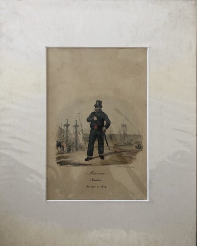 Lithographie matelot - lithographie, d’un