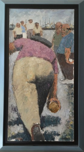 Tableau huile sur toile de - ,,