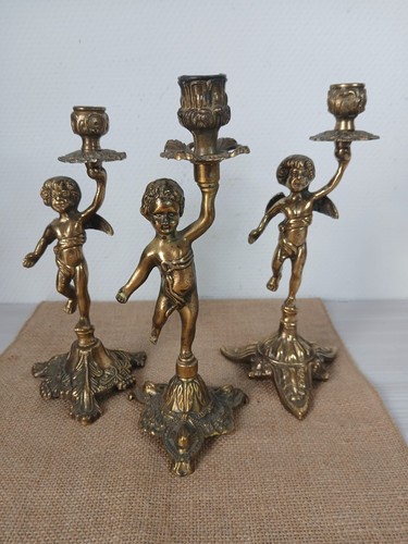 Lot bougeoirs déco - de,
