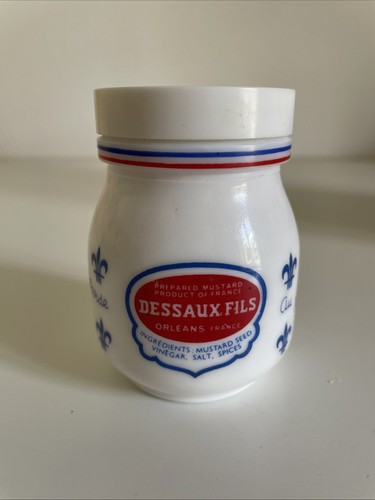 Ancien pot moutarde dessaux - moutarde,