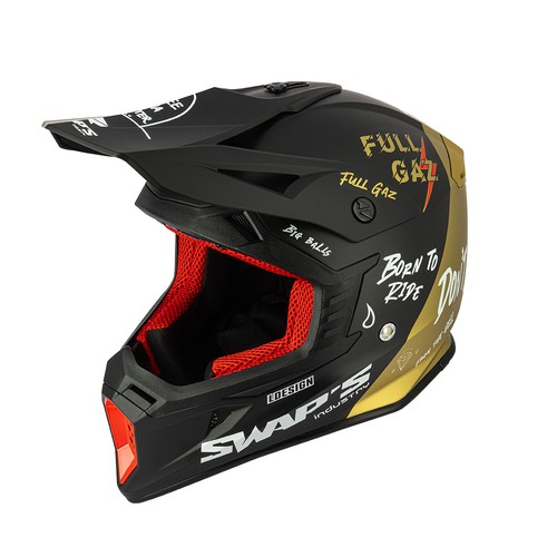 Casque cross blur - blur, fullgaz