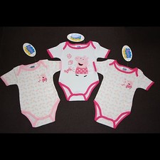 PEPPA PIG lot de 3 bodies body