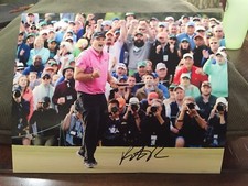 Patrick Reed Autographed 8x10 Golf Photo Coa Masters Ryder Cup C
