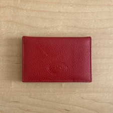 Longchamp Wallet Card Case Red