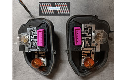 2 X Platine porte ampoules réparation feu arriere Gauche+Droit Megane 3 III