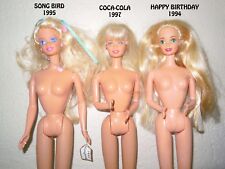 A CHOISIR PARMI 3 BARBIE NUES : SONG BIRD COCA-COLA PICNIC HAPPY BIRTHDAY