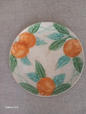 Assiette en Barbotine