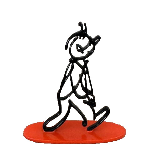 Tintin sculpture alph - -sculpture,