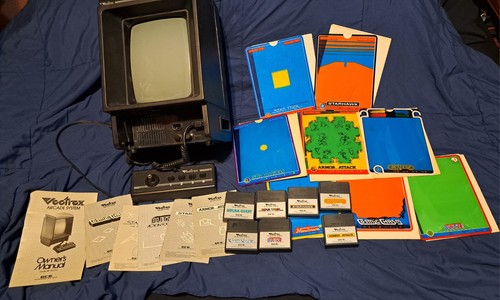 1982 vectrex console - console, home