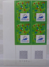 france.bloc de 4 numéroté du