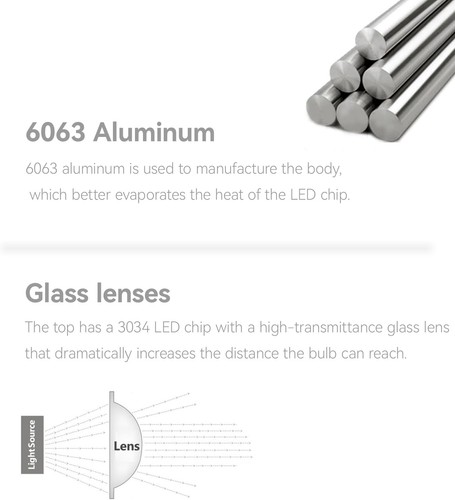 Ltonxen t10 w5w - led, 6000k