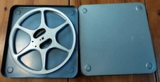 1 bobine métallique avec sa boîte pour films 16mm