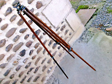 ANCIEN TREPIED EN BOIS REPLIABLE - CINEMALIK - OUTIL DE PHOTOGRAPHE -