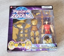 Knights of the Zodiac Deluxe Saint Seiya Sagittarius Cloth + Carte Scellé Neuf