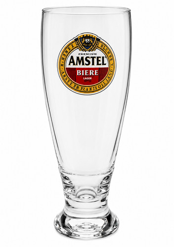 Verre à bière amstel - à,
