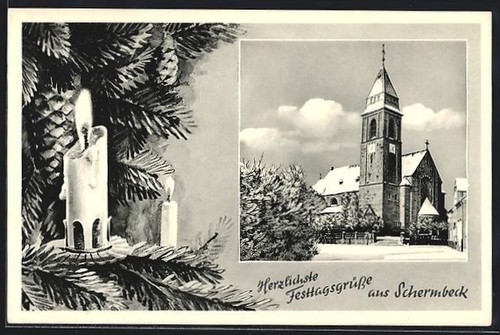 Carte postale scherbeck - carte,