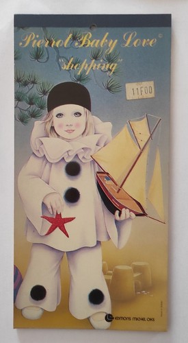 Vintage carnet pierrot baby - vintage,