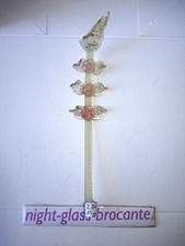 1 FEUILLE VINTAGE EN VERRE DE