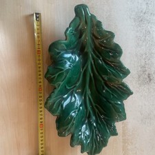 Plat feuille de cen céramique