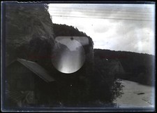 Effet lumière c1900 Photo NEGATIVE Plaque de verre Vintage PL2