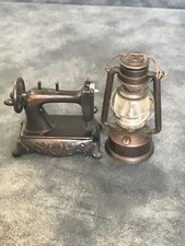 2 Tailles Crayon Machine à Coudre Lampe Métal Collection Play Me Vintage 1970's