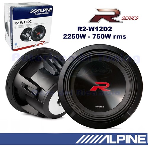 Subwoofer alpine w12d2 - alpine, 12"