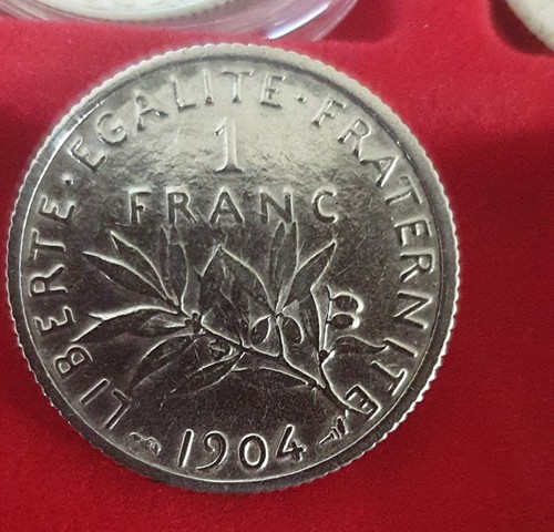 Pièce franc semeuse en - pièce,