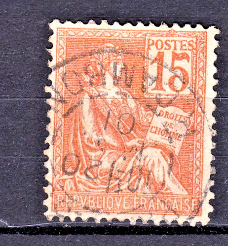 Timbre 1900 france type - timbre, 1900-01