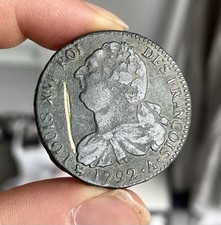 Joli TTB. Monnaie 2 Sols Faisceau 1792A Paris Louis XVI